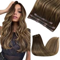 Grampo de cabelo em extensões Sunny Hair Straight Human Hair