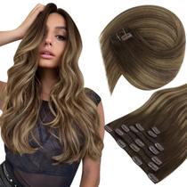 Grampo de cabelo em extensões Sunny Hair Straight Remy Human Hair Grampo de cabelo em extensões Sunny Hair Straight Remy Human Hair