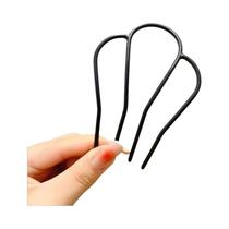 Grampo De Cabelo Em Metal Com Franjas De Pérola Em Forma De U Para Mulheres, Ferramenta De Estilo,