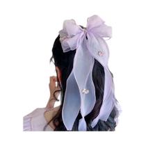 Grampo De Cabelo Floral Bordado Trançado Coreano Para Meninas Princesas, Acessório Para Coque Grampo De Cabelo Floral Bordado Trançado Coreano Para Meninas Princesas, Acessório Para Coque