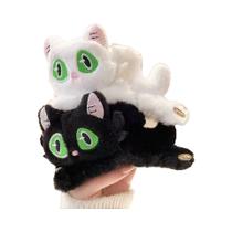 Grampo De Cabelo Grande De Pelúcia Em Forma De Tubarão Para a Parte De Trás Da Cabeça, Estilo