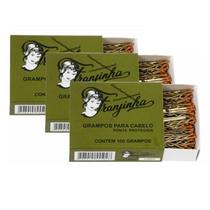 Grampo De Cabelo Para Penteados Nº5 Presilha Caixa 1000 Unidades Loiro Grampo De Cabelo Para Penteados Nº5 Presilha Caixa 1000 Unidades Loiro