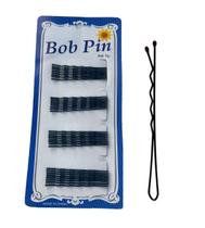 Grampo de Cabelo Preto Ondulada Para Penteados 5cm- 36un