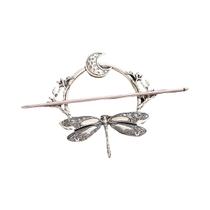 Grampo De Cabelo Retro Viking Com Dragão E Lua Para Mulheres, Acessórios De Moda Estilo Escandinavo Grampo De Cabelo Retro Viking Com Dragão E Lua Para Mulheres, Acessórios De Moda Estilo Escandinavo
