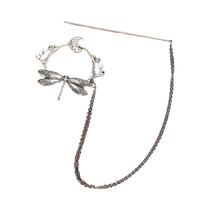 Grampo De Cabelo Retro Viking Com Dragão E Lua Para Mulheres, Acessórios De Moda Estilo Escandinavo