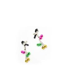 Grampo de Metal Prendedor para Seios Mamilos com Sinos