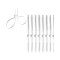 Grampo De Nylon De Alta Resistência De 27,5 Polegadas Com Dupla Cabeça E Auto-Travamento, 20 Peças