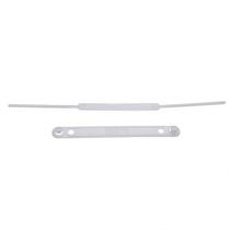 Grampo e mola plástico branco - com 50 unidades - Dello Grampo e mola plástico branco - com 50 unidades - Dello