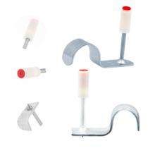 Grampo Finca Pino Meia Lua Pinos Rebite Fixação 20mm Canos Tubos 100 Unidades Grampo Finca Pino Meia Lua Pinos Rebite Fixação 20mm Canos Tubos 100 Unidades