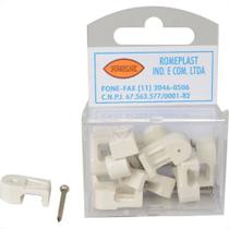 Grampo Fixa Fio Tipo Garra Romeplast 10/12 N4 Com 12 Pecas Grampo Fixa Fio Tipo Garra Romeplast 10/12 N4 Com 12 Pecas