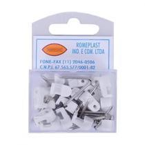 Grampo Fixa Fio Tipo Garra Romeplast 16/18 N2 Com 20 Pecas Grampo Fixa Fio Tipo Garra Romeplast 16/18 N2 Com 20 Pecas