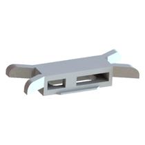 Grampo Friso Teto Borracha Porta Siena Fire 2007 2008 2009 - PLASTCAR