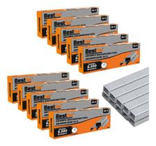 Grampo Galvanizado 26/6 10000un Kit C/ 10 Caixas Aço Bestfer Grampo Galvanizado 26/6 10000un Kit C/ 10 Caixas Aço Bestfer