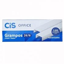 Grampo galvanizado 26/6 com 5000 unidades - Cis Grampo galvanizado 26/6 com 5000 unidades - Cis