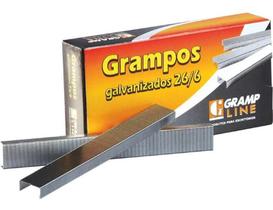Grampo Galvanizado 26/6 Com 5000 Unidades Gramp Line Grampo Galvanizado 26/6 Com 5000 Unidades Gramp Line