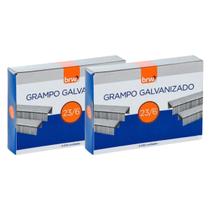 Grampo Galvanizado 26/6 Kit Com 2 Caixas Com 10.000 unidades BRW