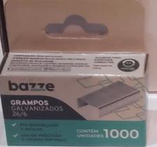 Grampo galvanizado bazze 26 6 cx 1000un Grampo galvanizado bazze 26 6 cx 1000un