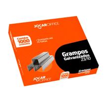 Grampo Grampeador 23/10 Galvanizado com 1000 - Jocar Office Grampo Grampeador 23/10 Galvanizado com 1000 - Jocar Office