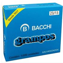 Grampo grampeador 23/13 galvanizado 1000 un Bacchi
