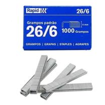 Grampo Grampeador 26/6 Galvanizado C/20.000 Unids Escritório - Rapid Grampo Grampeador 26/6 Galvanizado C/20.000 Unids Escritório - Rapid