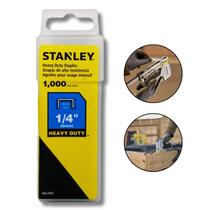 Grampo Grampeador Stanley Heavy Duty 6mm 1/4 Pol. Tapeceiro Marceneiro Estofado Pistola Manual Grampo Grampeador Stanley Heavy Duty 6mm 1/4 Pol. Tapeceiro Marceneiro Estofado Pistola Manual