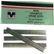 Grampo Gramserv 80/06MM 6000PEÇAS Grampo Gramserv 80/06MM 6000PEÇAS