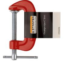 Grampo Marcenaria Tipo C Starfer 2 Polegadas Aço e Ferro Fundido