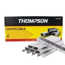 Grampo Metálico Tipo 106/8 Thompson 2500 Peças Grampeador Tapeceiro Estofado Madeira Fixação