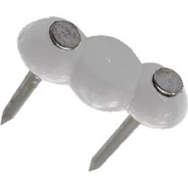 Grampo Miguelão Ri Sampiet 2 Pregos Branco Para Fios Até 1,5mm² 15 Pçs