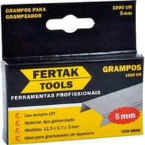 Grampo P/Grampeador Fertak 06Mm C/1000 Grampo P/Grampeador Fertak 06Mm C/1000