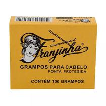Grampo Para Cabelo Preto Nº 5 Com 100 Grampos - 16636
