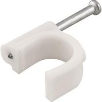 Grampo Para Fio Sforplast Tipo Unha 18-20 Com 100 Pecas Branco Pequeno Grampo Para Fio Sforplast Tipo Unha 18-20 Com 100 Pecas Branco Pequeno