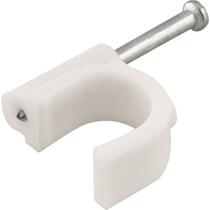 Grampo para fios 8mm² branco redondo com 100 peças Vonder