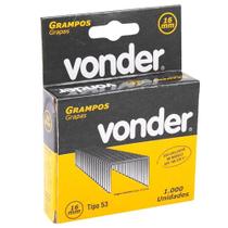 Grampo Para Grampeador 16 mm 1000 peças - Vonder