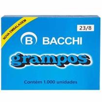 Grampo para grampeador 23/8 Galvanizado 1000 Grampos - Bacchi Grampo para grampeador 23/8 Galvanizado 1000 Grampos - Bacchi