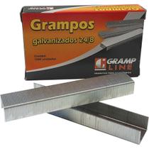 Grampo para Grampeador 24/8 Galvanizado 1000 Grampos - Gramp line