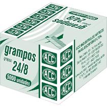 Grampo para Grampeador 24/8 Galvanizados 5000 Grampos - Acc Grampo para Grampeador 24/8 Galvanizados 5000 Grampos - Acc