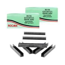 Grampo Para Grampeador Pneumático 80/06mm Rocama - 2 Caixas Grampo Para Grampeador Pneumático 80/06mm Rocama - 2 Caixas