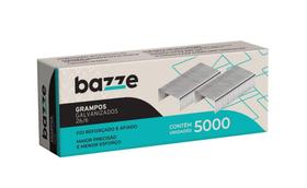 Grampo para Grampeador Tamanho normal 26/6 Galvanizado Bazze 5000 Und Grampo para Grampeador Tamanho normal 26/6 Galvanizado Bazze 5000 Und