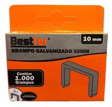 Grampo para grampeador tapeceiro - 10 mm c/ 1000 pcs bestfer