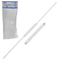 Grampo Plastico Dellofix C/ 50 Estendido Branco Cod. 0299.E - Dello Grampo Plastico Dellofix C/ 50 Estendido Branco Cod. 0299.E - Dello