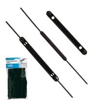 Grampo Plastico Dellofix C/ 50 Preto Cod. 0301.P - Dello