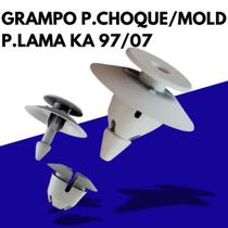 Grampo Presilha Parachoque Ford Ka 97 A 07 Kit 10 Peças