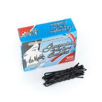 Grampo preto n 5 kit com 2 caixas 200 pçs - la lupe