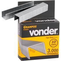 Grampo Reto 10mm Para Grampeador Manual 11.4 X 1.2mm 3.000un