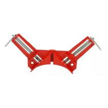 Grampo Sargento Angular 90o Para Canto 75mm Vermelho