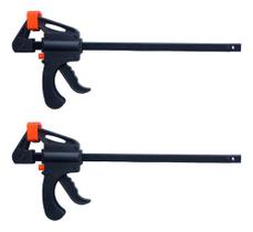 Grampo Sargento Carpintaria Aperto Rápido 30cm 12pol 2 Und