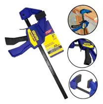 Grampo Sargento de Aperto Rápido - Indicado para Marceneiro 6” Irwin Quick-Grip