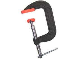 Grampo Sargento Tipo C 4" Polegadas Com Aperto Em Rosca