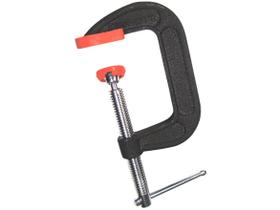 Grampo Sargento Tipo C 5" Polegadas Com Aperto Em Rosca